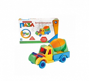 Конструктор-пазл Бетономешалка, 31 деталь (1toy, Т59947)